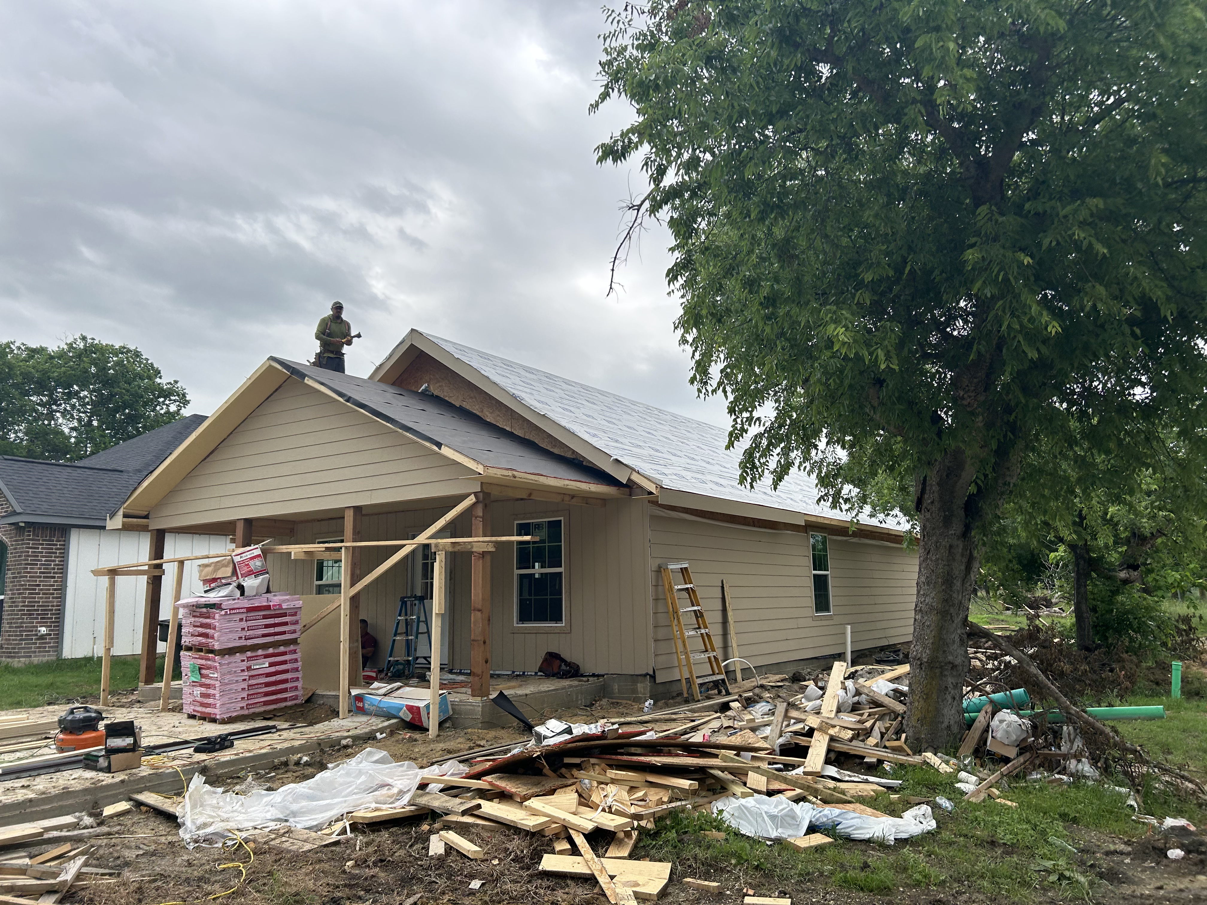 Roofing installation