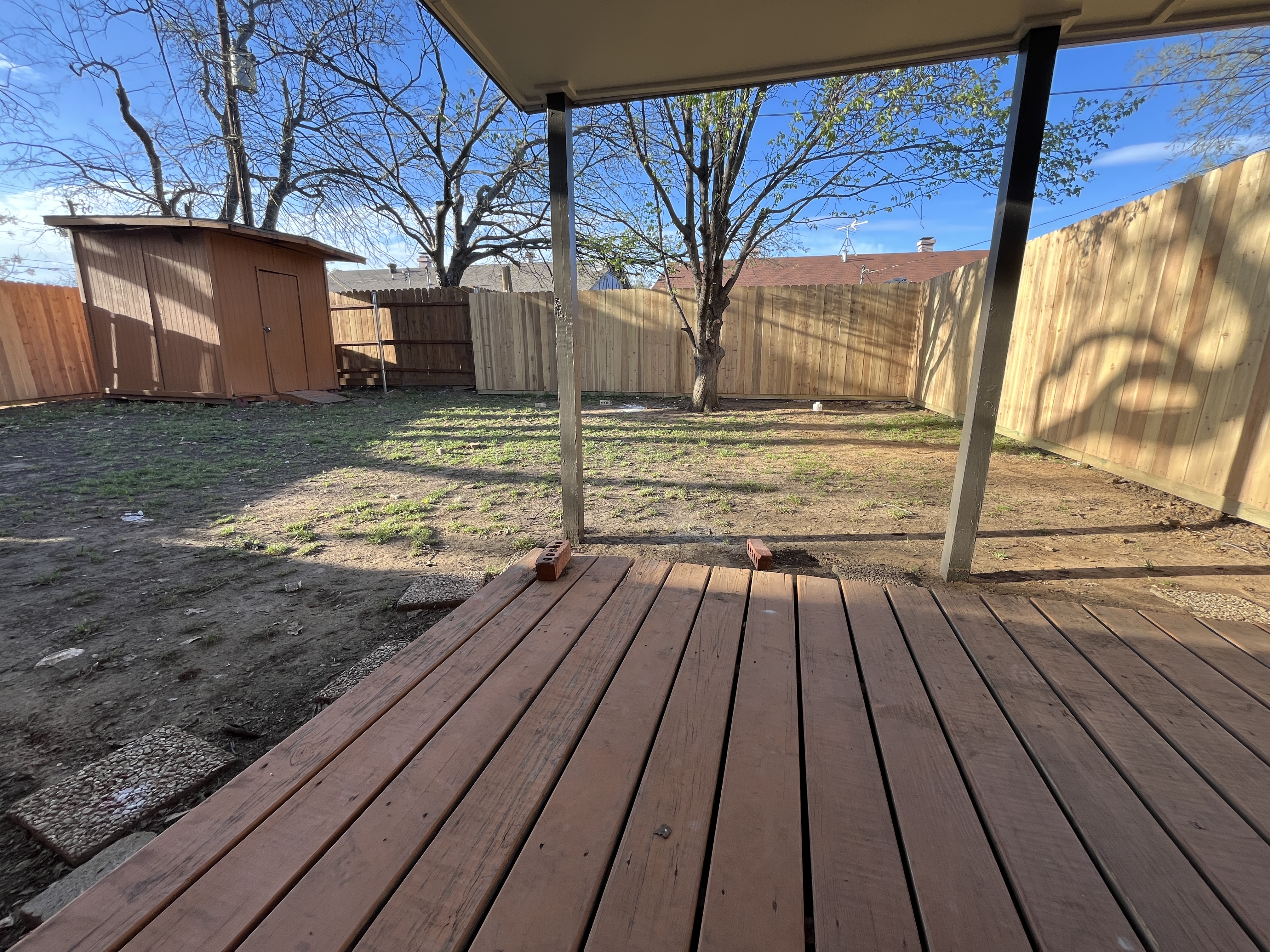 Fence installation